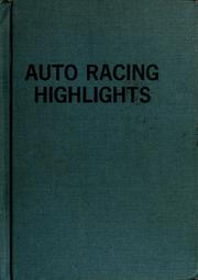 Cover of: Auto racing highlights by Marshall Burchard
