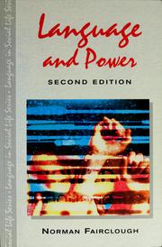 Cover of: Language and power by Norman Fairclough