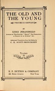 Cover of: The old and the young