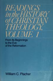 Cover of: Readings in the history of Christian theology