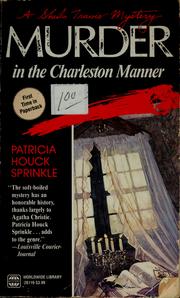 Cover of: Murder In The Charleston Manner