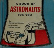 Cover of: A book of astronauts for you