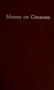 Massey on censuses by Frank A. Massey