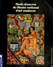 Cover of: Chefs-d'œuvre du Musée national d'art moderne