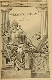 Cover of: Werböczi, István