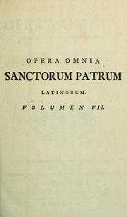 Cover of: Lucii Cæcilii Firmiani Lactantii Opera omnia: ad editionem Parisiensem Joannis Bapt. Le Brun et Nicolai Lenglet du Fresnoi, anni 1748 recusa : tomus I[-II]