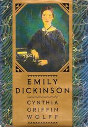 Cover of: Emily Dickinson by Cynthia Griffin Wolff