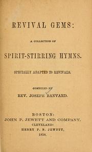 Cover of: Revival gems: a collection of spirit-stirring hymns, specially adapted to revivals