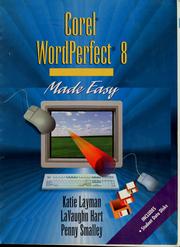 Cover of: Corel WordPerfect 8 made easy