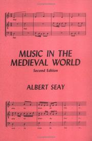 Cover of: Music in the Medieval World by Albert Seay