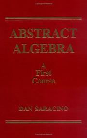 Abstract algebra by Dan Saracino