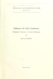 Cover of: Philological and documentary studies