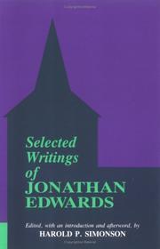 Cover of: Selected Writings of Jonathan Edwards