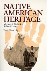 Native American heritage by Merwyn S. Garbarino