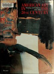 Cover of: American art in the 20th century