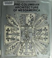 Cover of: Pre-Columbian architecture of Mesoamerica