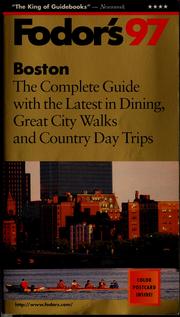 Cover of: Fodor's 97 Boston by 