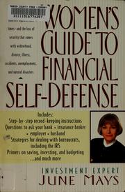 Cover of: Women's guide to financial self-defense
