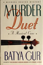 Cover of: Murder duet: a musical case
