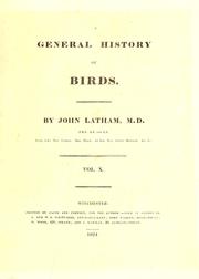 A general history of birds by Latham, John