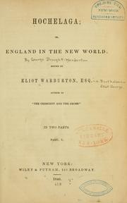 Cover of: Hochelaga: or, England in the New World