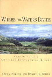 Cover of: Where the waters divide