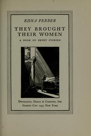Cover of: They brought their women, a book of short stories