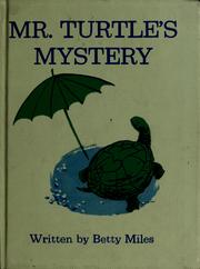 Cover of: Mr. Turtle's mystery
