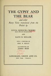 Cover of: The Gypsy and the bear and other fairy tales