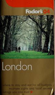 Cover of: Fodor's 04 London