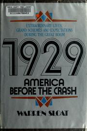 Cover of: 1929, America before the Crash
