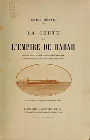 La chute de l'empire de Rabah by Émile Gentil