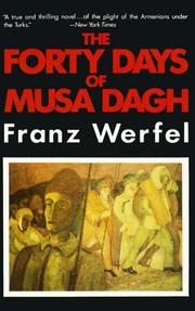 Cover of: The forty days of Musa Dagh
