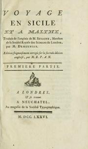Cover of: Voyage en Sicile et a Malthe