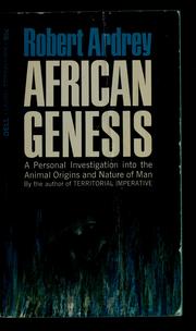 African Genesis by Robert Ardrey