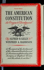 Cover of: The American Constitution by Alfred H. Kelly