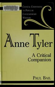 Anne Tyler by Paul Bail