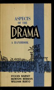 Cover of: Aspects of the drama: a handbook