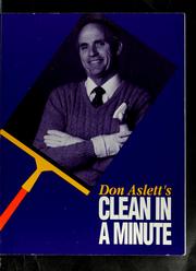 Cover of: Don Aslett's clean in a minute
