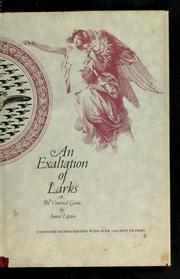 Cover of: An exaltation of larks by James Lipton