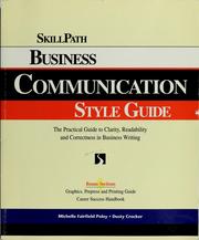 Cover of: SkillPath business communication style guide
