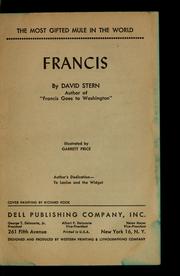 Cover of: Francis by David Stern