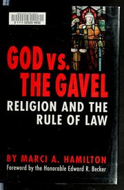 Cover of: God vs. the gavel by Marci Hamilton