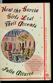 Cover of: How the García girls lost their accents by Julia Alvarez