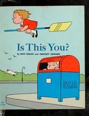 Cover of: Is this you?