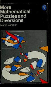 Cover of: More mathematical puzzles and diversions