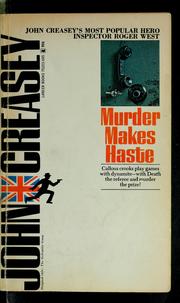 Cover of: Murder Makes Haste