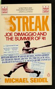 Cover of: Streak | Michael Seidel