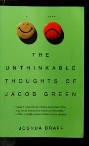 Cover of: The unthinkable thoughts of Jacob Green