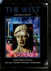 Cover of: The West: encounters & transformations